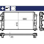 Mahle Ψυγείο, Ψύξη Κινητήρα - Cr 1710 000S