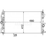 Mahle Ψυγείο, Ψύξη Κινητήρα - Cr 1782 000S