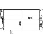 Mahle Ψυγείο, Ψύξη Κινητήρα - Cr 1907 000P