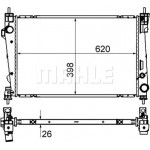 Mahle Ψυγείο, Ψύξη Κινητήρα - Cr 1987 000P