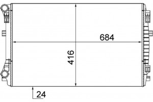 Mahle Ψυγείο, Ψύξη Κινητήρα - Cr 2054 001S