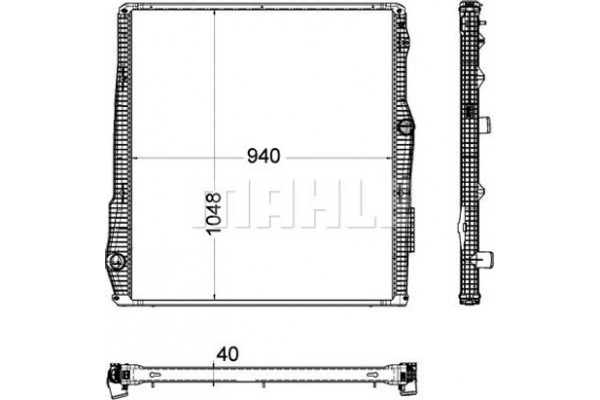 Mahle Ψυγείο, Ψύξη Κινητήρα - Cr 2094 000P