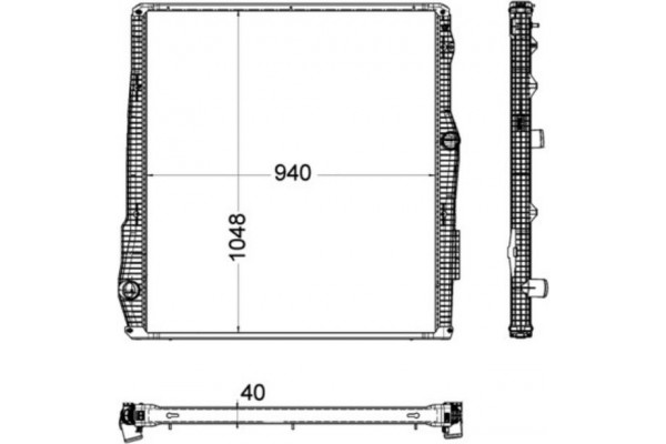 Mahle Ψυγείο, Ψύξη Κινητήρα - Cr 2094 000P
