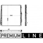 Mahle Ψυγείο, Ψύξη Κινητήρα - Cr 2094 000P