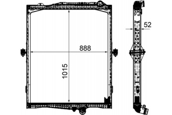Mahle Ψυγείο, Ψύξη Κινητήρα - Cr 2095 000P Mahle Ψυγείο, Ψύξη Κινητήρα - Cr 2095 000P