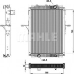 Mahle Ψυγείο, Ψύξη Κινητήρα - Cr 2098 000P