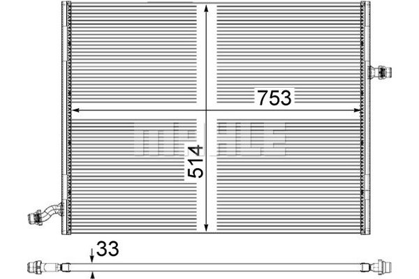 Mahle Ψυγείο, Ψύξη Κινητήρα - Cr 2099 000P