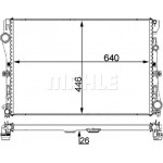 Mahle Ψυγείο, Ψύξη Κινητήρα - Cr 2101 000P