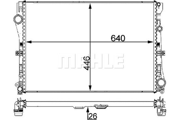 Mahle Ψυγείο, Ψύξη Κινητήρα - Cr 2101 000P