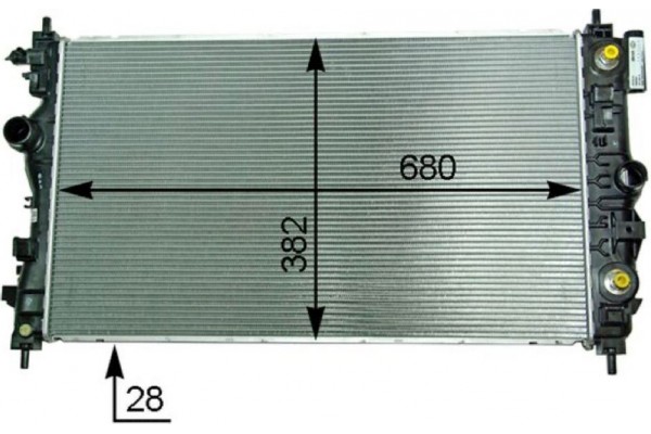 Mahle Ψυγείο, Ψύξη Κινητήρα - Cr 2117 000P