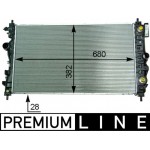 Mahle Ψυγείο, Ψύξη Κινητήρα - Cr 2117 000P