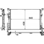 Mahle Ψυγείο, Ψύξη Κινητήρα - Cr 2169 000P