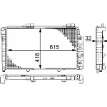 Mahle Ψυγείο, Ψύξη Κινητήρα - Cr 270 000S