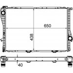 Mahle Ψυγείο, Ψύξη Κινητήρα - Cr 295 000S
