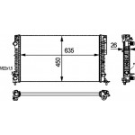 Mahle Ψυγείο, Ψύξη Κινητήρα - Cr 311 000P