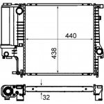 Mahle Ψυγείο, Ψύξη Κινητήρα - Cr 330 000S