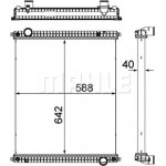 Mahle Ψυγείο, Ψύξη Κινητήρα - Cr 380 000P