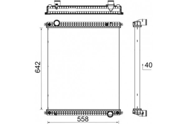 Mahle Ψυγείο, Ψύξη Κινητήρα - Cr 380 000P