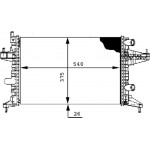 Mahle Ψυγείο, Ψύξη Κινητήρα - Cr 388 000S