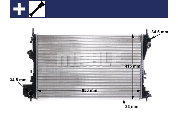 Mahle Ψυγείο, Ψύξη Κινητήρα - Cr 40 000S