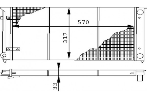 Mahle Ψυγείο, Ψύξη Κινητήρα - Cr 414 000S