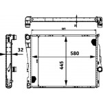 Mahle Ψυγείο, Ψύξη Κινητήρα - Cr 457 000P
