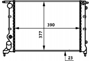 Mahle Ψυγείο, Ψύξη Κινητήρα - Cr 488 000S