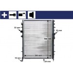 Mahle Ψυγείο, Ψύξη Κινητήρα - Cr 515 000S