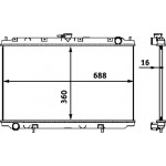 Mahle Ψυγείο, Ψύξη Κινητήρα - Cr 545 000S