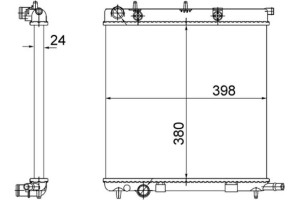 Mahle Ψυγείο, Ψύξη Κινητήρα - Cr 556 002S