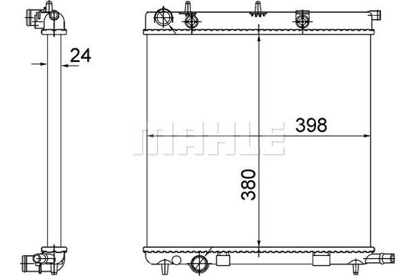 Mahle Ψυγείο, Ψύξη Κινητήρα - Cr 556 002S