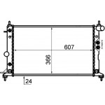 Mahle Ψυγείο, Ψύξη Κινητήρα - Cr 562 000S
