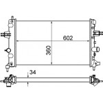 Mahle Ψυγείο, Ψύξη Κινητήρα - Cr 574 000S