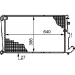 Mahle Ψυγείο, Ψύξη Κινητήρα - Cr 586 000S