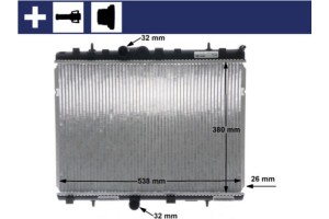 Mahle Ψυγείο, Ψύξη Κινητήρα - Cr 5 000S