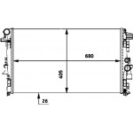 Mahle Ψυγείο, Ψύξη Κινητήρα - Cr 608 000P