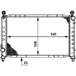Mahle Ψυγείο, Ψύξη Κινητήρα - Cr 621 000S