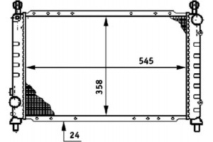 Mahle Ψυγείο, Ψύξη Κινητήρα - Cr 621 000S