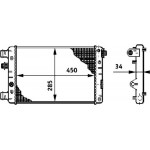 Mahle Ψυγείο, Ψύξη Κινητήρα - Cr 632 000S