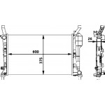 Mahle Ψυγείο, Ψύξη Κινητήρα - Cr 660 000P