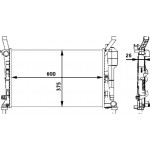 Mahle Ψυγείο, Ψύξη Κινητήρα - Cr 660 000S
