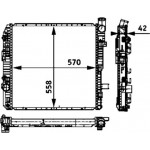 Mahle Ψυγείο, Ψύξη Κινητήρα - Cr 662 000P