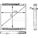 Mahle Ψυγείο, Ψύξη Κινητήρα - Cr 669 000P