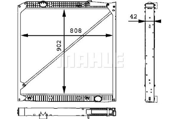 Mahle Ψυγείο, Ψύξη Κινητήρα - Cr 669 000P