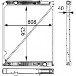 Mahle Ψυγείο, Ψύξη Κινητήρα - Cr 670 000P