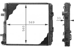 Mahle Ψυγείο, Ψύξη Κινητήρα - Cr 671 000P