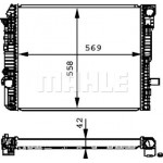 Mahle Ψυγείο, Ψύξη Κινητήρα - Cr 674 000P