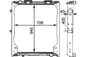 Mahle Ψυγείο, Ψύξη Κινητήρα - Cr 685 000P