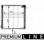 Mahle Ψυγείο, Ψύξη Κινητήρα - Cr 696 000P