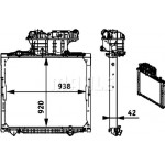 Mahle Ψυγείο, Ψύξη Κινητήρα - Cr 701 000P